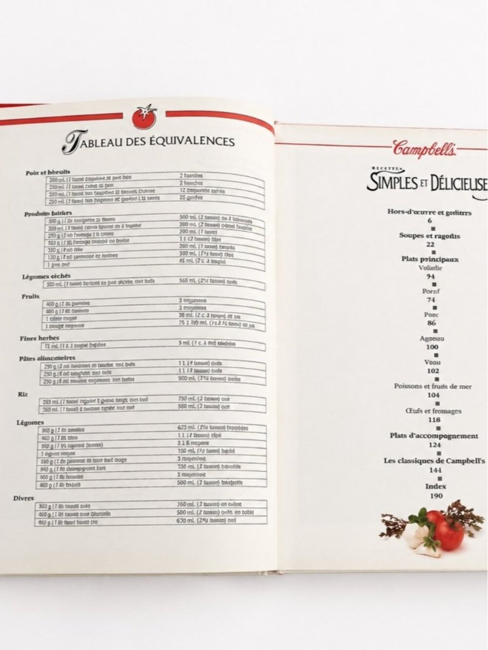 Livre de recettes Campbell's Recettes Simples et Délicieuses Vintage - Picture 6 of 6